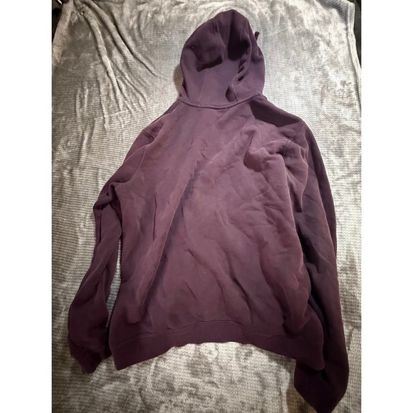 Nike Sportswear Club Fleece Full Zip Hoodie Burgundy Purple BV2645-638 Mens XL - Picture 4 of 6